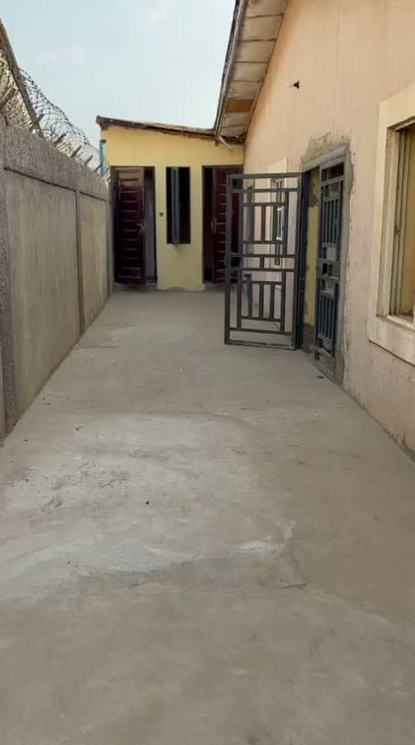 Walkway and rooms of the restored school building